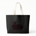 Pink Zebra Rabbit Tote Bag