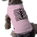 Pink Zebra Stripes pet clothing