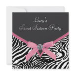 Pink Zebra Sweet 16 Birthday Party