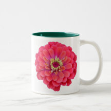 Pink Zinnia Mug