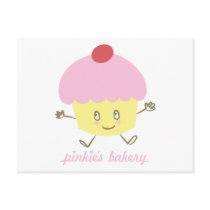 Pinkie's Bakery Cupcake Postcard