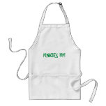 PINKIES GREEN APRON