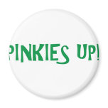 PINKIES GREEN FRIDGE MAGNET
