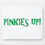 PINKIES GREEN mousepads