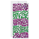 Pinkish Purple and Green Chunky Shapes doodle rack cards