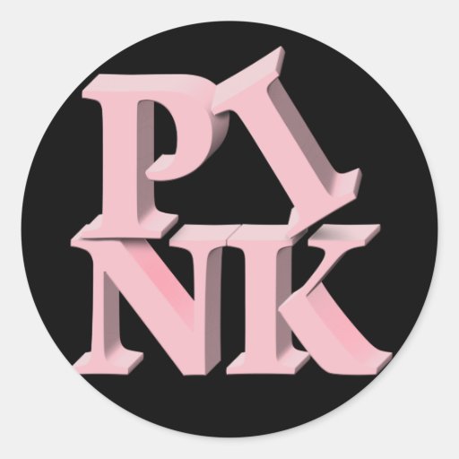 PinkonBlack Breast Cancer Awareness Sticker