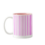 Pinks in Stripes Barcode Mug