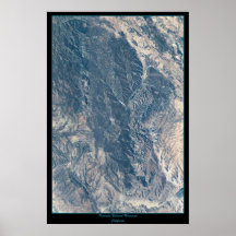 Pinnacles National Monument, CA satellite poster