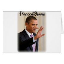 PinocchiObama Greeting Card
