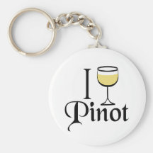 Pinot Grigio Wine Lover Gifts Keychains