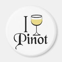 Pinot Grigio Wine Lover Gifts Magnets