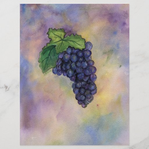 Pinot Noir Wine Grapes Flyer