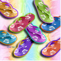 Pins, Ornaments, Sculptures - POP ART FLIP FLOPS photo sculptures