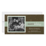 Pinstripe Ribbon Holiday Photo Card photo cards