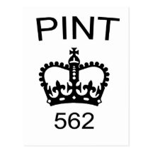 Pint Measure Post Cards