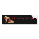 pinup bumbersticker bumper stickers