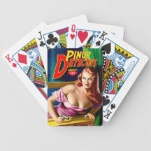 Pinup Detective Pulp Noir Playing Cards