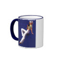 Pinup Girl By the Bay mugs