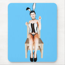 Pinup girl mousepad