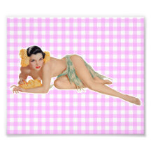 Pinup Girl Photo Print
