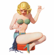 Pinup Girl Photo Sculpture