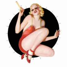 Pinup Girl Photo Sculpture