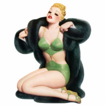 Pinup Girl Photo Sculpture