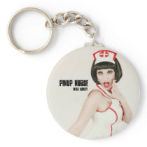 Pinup Nurse Keychain