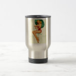 Pinup Posing at the Beach Mug