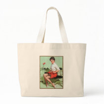 Pinup Secretary Tote Bag