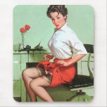 Pinup Secretary mousepads