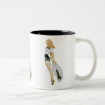 Pinup With Big Hat Coffee Mug