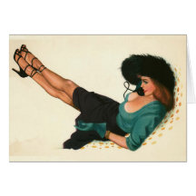 PinUpz 15 Greeting Card