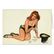 PinUpz 18 Greeting Cards