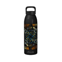 Pinwheel Abstract Art Bottle Reusable Water Bottles