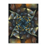 Pinwheel Abstract Art Postcard