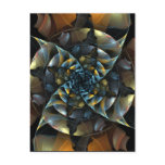 Pinwheel Abstract Art Postcard
