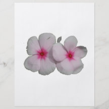 Pinwheel flower pink with natural marks personalized flyer