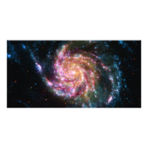 Pinwheel Galaxy Spiral Space Photo Greeting Card