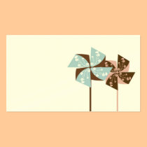 Pinwheels Business Card business cards