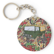 Pinzgauer 710M Military truck key chain