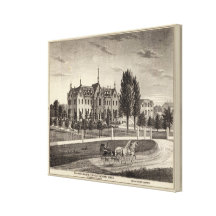 Pio Nono College & Normal School Stretched Canvas Print