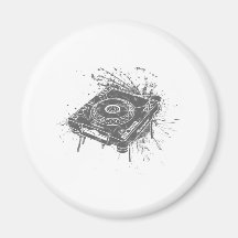 Pioneer CDJ-1000 Graffiti Refrigerator Magnets