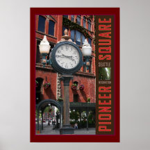 Pioneer Square Clock-Print