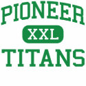 Pioneer - Titans - High - Whittier California t-shirts