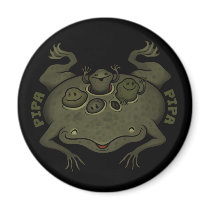 Pipa Pipa (Surinam Toad) Fridge Magnets