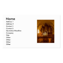 Pipe Organ business card
