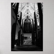 Pipe Organ Music Hall Print