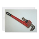 Pipe wrench tool for turning soft iron pipes invitations