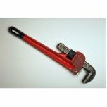 Pipe wrench tool for turning soft iron pipes acrylic cut out
